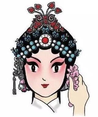 戏曲妆容教程-第24张图片-古都长安汉服妆造体验馆