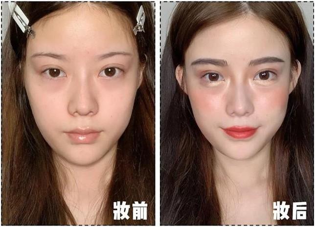 网红妆容教程-第5张图片-古都长安汉服妆造体验馆