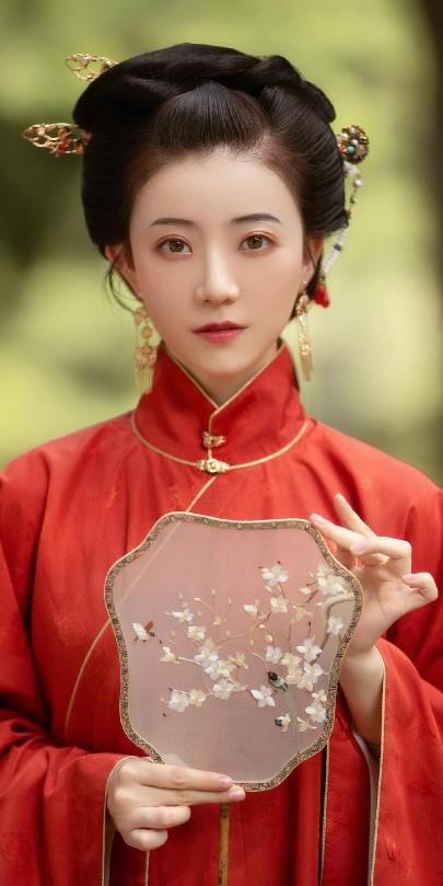 汉服的妆容-第27张图片-古都长安汉服妆造体验馆