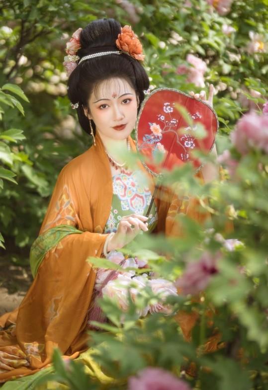 汉服的妆容-第32张图片-古都长安汉服妆造体验馆