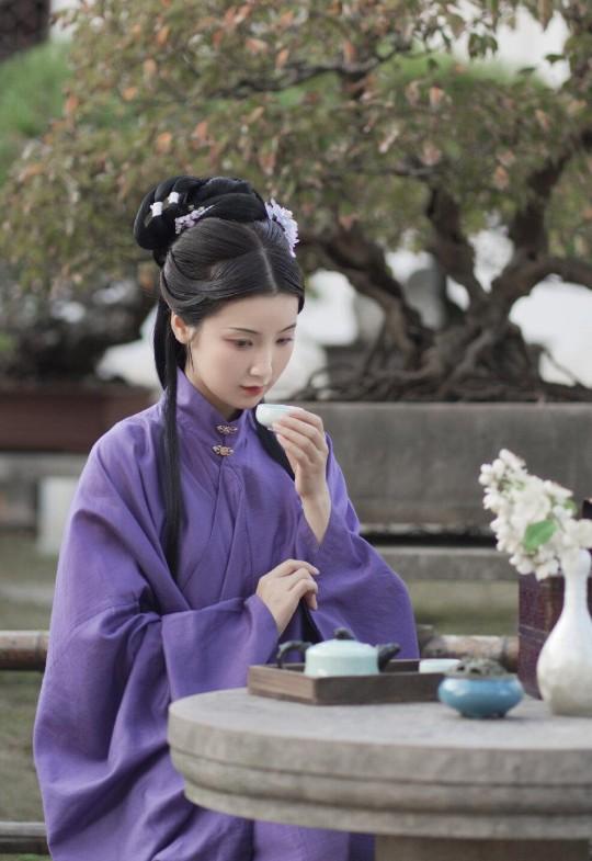 汉服的妆容-第37张图片-古都长安汉服妆造体验馆