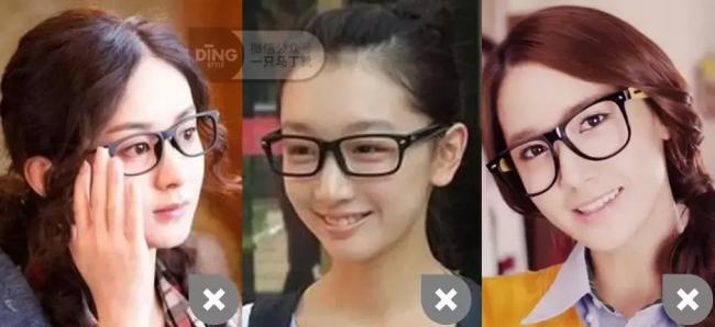 戴眼镜的妆容-第22张图片-古都长安汉服妆造体验馆