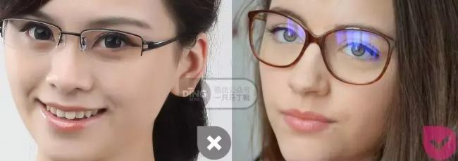 戴眼镜的妆容-第34张图片-古都长安汉服妆造体验馆