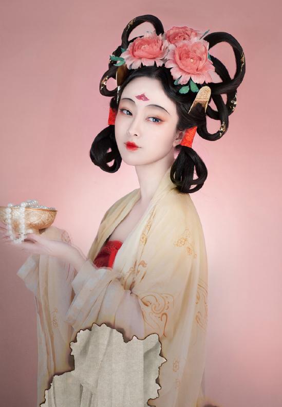唐朝妆容特点-第13张图片-古都长安汉服妆造体验馆
