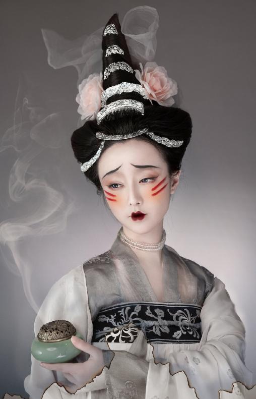 唐朝妆容特点-第14张图片-古都长安汉服妆造体验馆