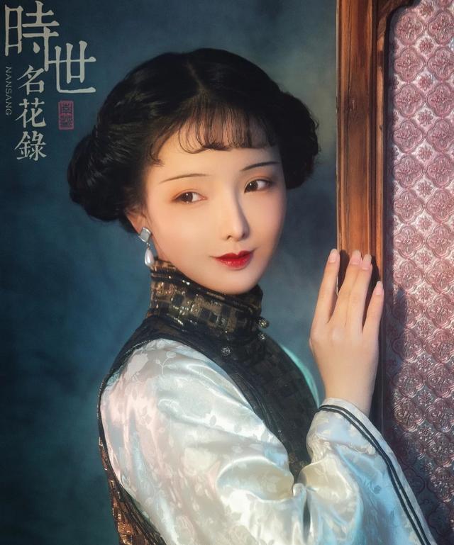 复古桃花妆-第1张图片-古都长安汉服妆造体验馆