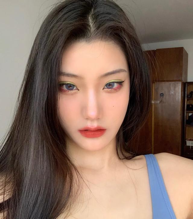 复古桃花妆-第12张图片-古都长安汉服妆造体验馆