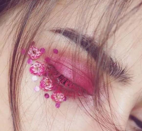 眼妆舞台妆-第22张图片-古都长安汉服妆造体验馆