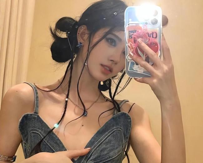 辣妹妆画法-第2张图片-古都长安汉服妆造体验馆