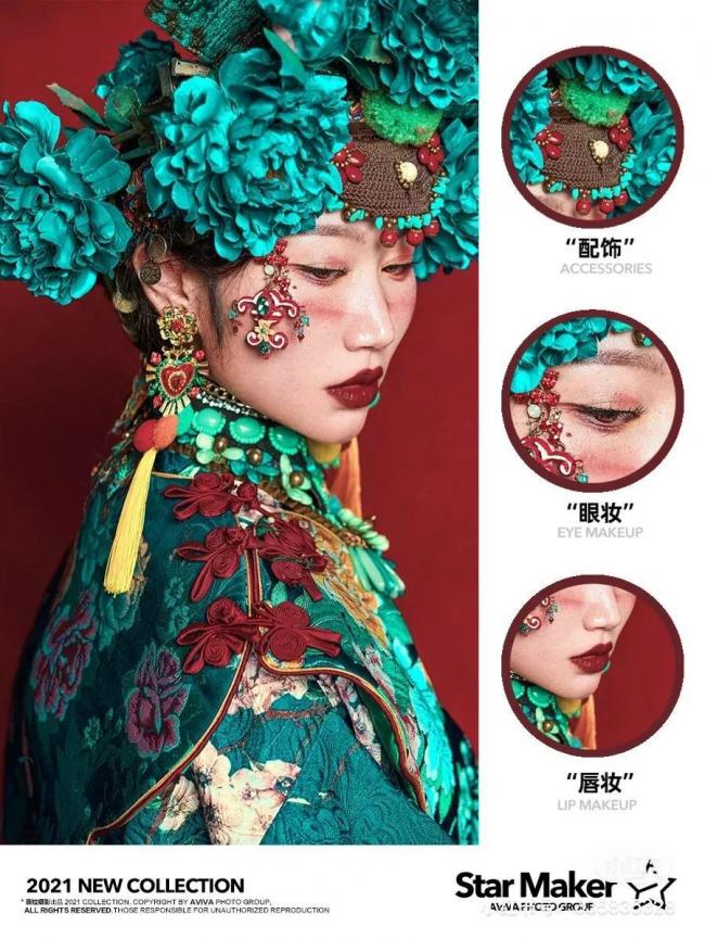 创意妆面-第65张图片-古都长安汉服妆造体验馆