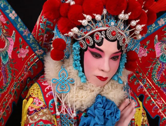 戏曲妆面-第4张图片-古都长安汉服妆造体验馆