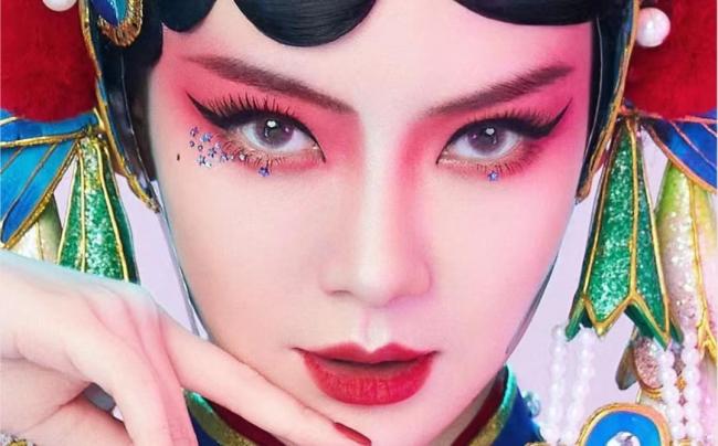 戏曲妆面-第7张图片-古都长安汉服妆造体验馆