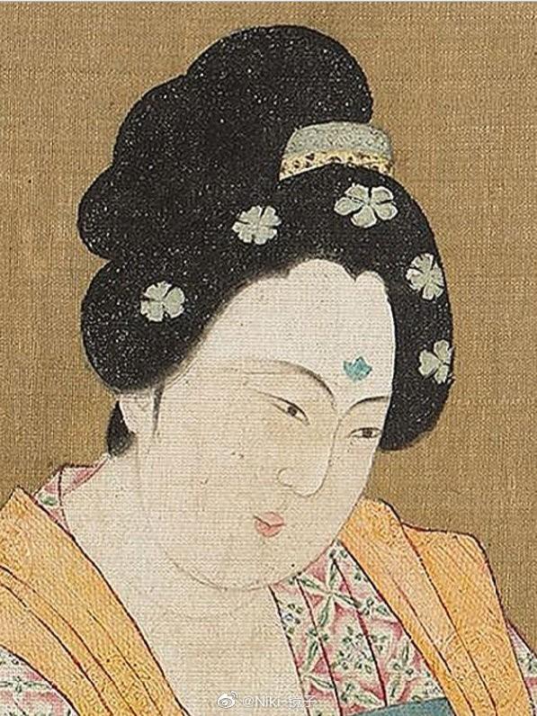 唐朝妆面-第20张图片-古都长安汉服妆造体验馆