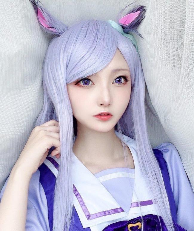 cos萌妹妆面-第6张图片-古都长安汉服妆造体验馆