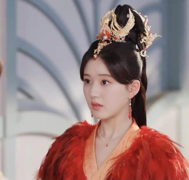 凤凰女神妆面-第2张图片-古都长安汉服妆造体验馆