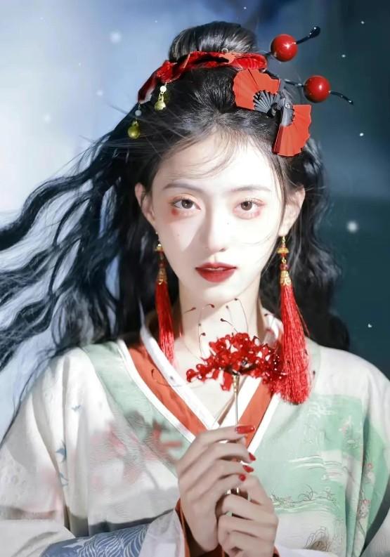 汉服妆图片-第30张图片-古都长安汉服妆造体验馆