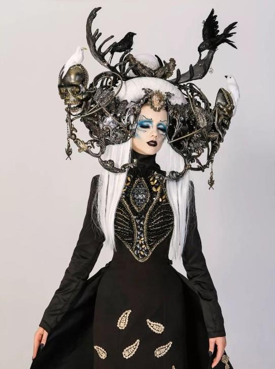 彩妆图片-第12张图片-古都长安汉服妆造体验馆