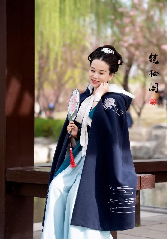杨玉环妆前妆后图片-第5张图片-古都长安汉服妆造体验馆