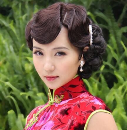 旗袍妆造-第2张图片-古都长安汉服妆造体验馆