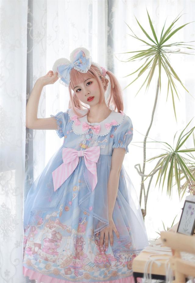 洛丽塔服饰妆造-第5张图片-古都长安汉服妆造体验馆