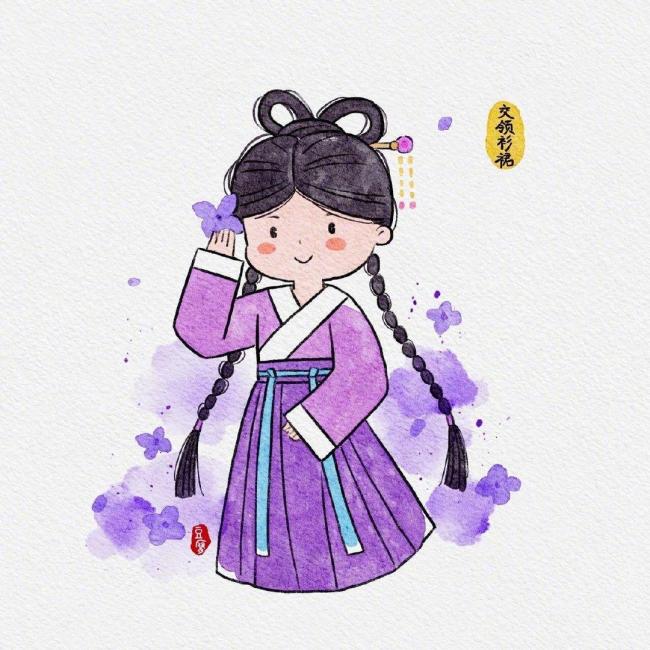 袄裙妆造-第4张图片-古都长安汉服妆造体验馆