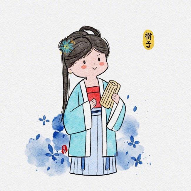 袄裙妆造-第9张图片-古都长安汉服妆造体验馆