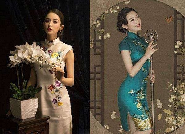 旗袍怎么穿-第8张图片-古都长安汉服妆造体验馆