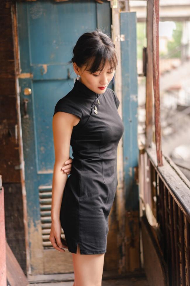 女生拍照姿势-第9张图片-古都长安汉服妆造