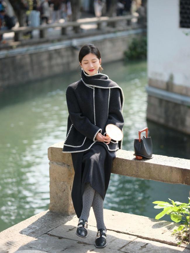 自己一个人拍照姿势-第7张图片-古都长安汉服妆造