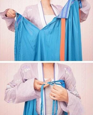 汉服齐胸襦裙穿法-第3张图片-古都长安汉服妆造