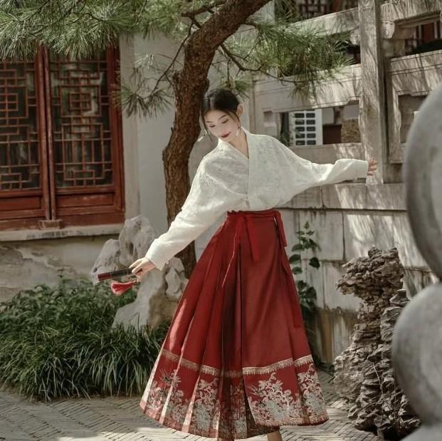 马面裙穿法-第4张图片-古都长安汉服妆造