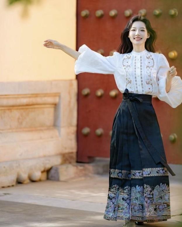 马面裙穿法-第5张图片-古都长安汉服妆造