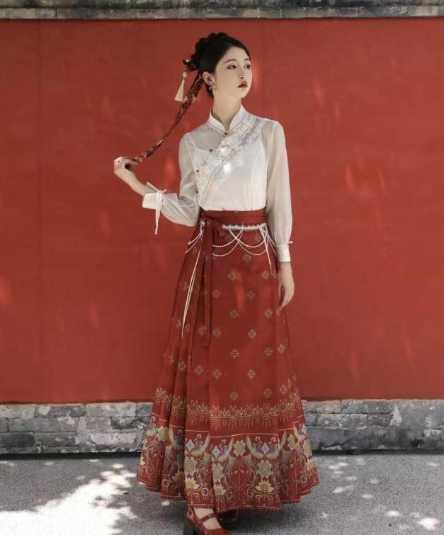 马面裙穿法-第6张图片-古都长安汉服妆造