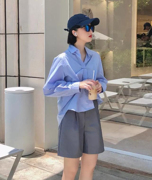 衬衫的穿法多种造型女-第27张图片-古都长安汉服妆造 衬衫的穿法多种造型女-第27张图片-古都长安汉服妆造