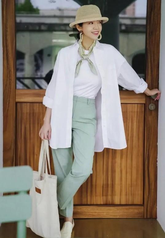 衬衫的穿法多种造型女-第30张图片-古都长安汉服妆造 衬衫的穿法多种造型女-第30张图片-古都长安汉服妆造