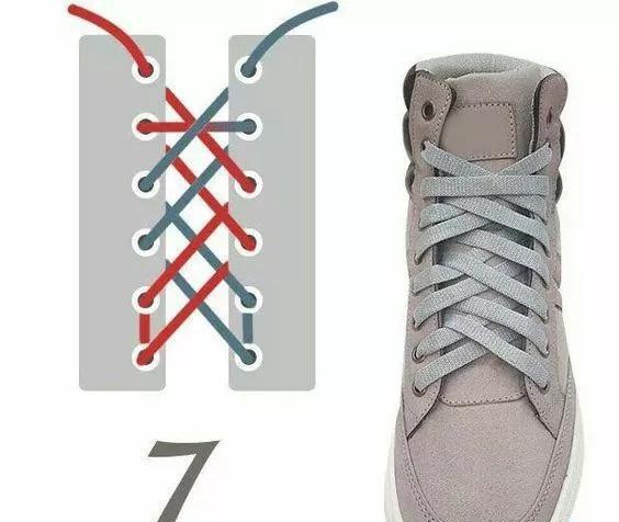 鞋带穿法-第20张图片-古都长安汉服妆造