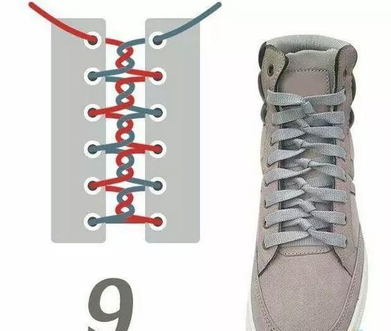 鞋带穿法-第22张图片-古都长安汉服妆造