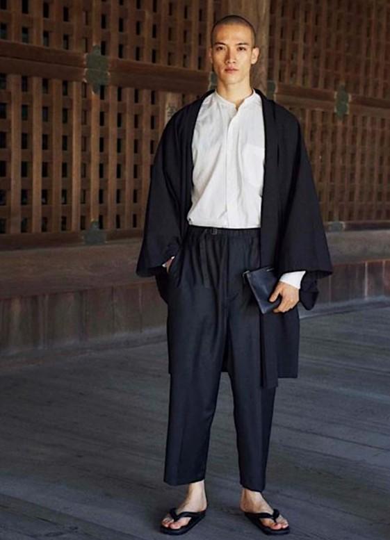 男士阔腿裤的正确穿法-第13张图片-古都长安汉服妆造体验馆