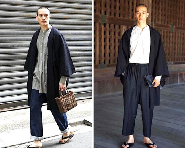 男士阔腿裤的正确穿法-第25张图片-古都长安汉服妆造体验馆