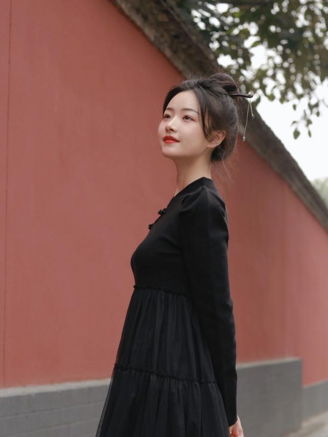 汉服头发简单扎法