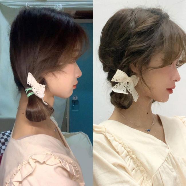 汉服头发简单扎法-第4张图片-古都长安汉服妆造体验馆
