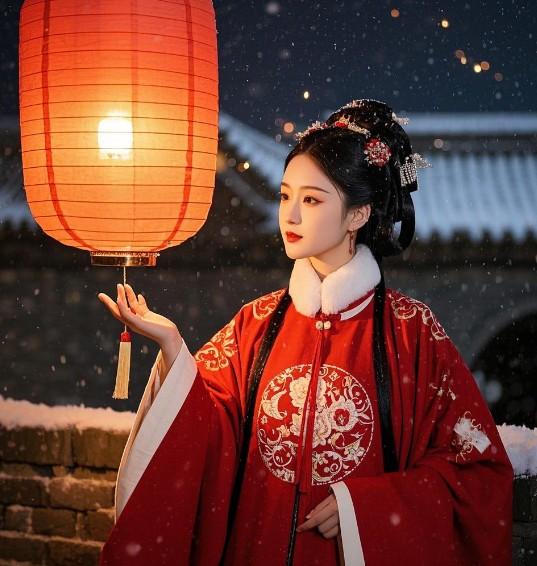 雪落长安拍摄预案｜红墙白雪汉服写真机位+保暖穿搭指南-第3张图片-古都长安汉服妆造